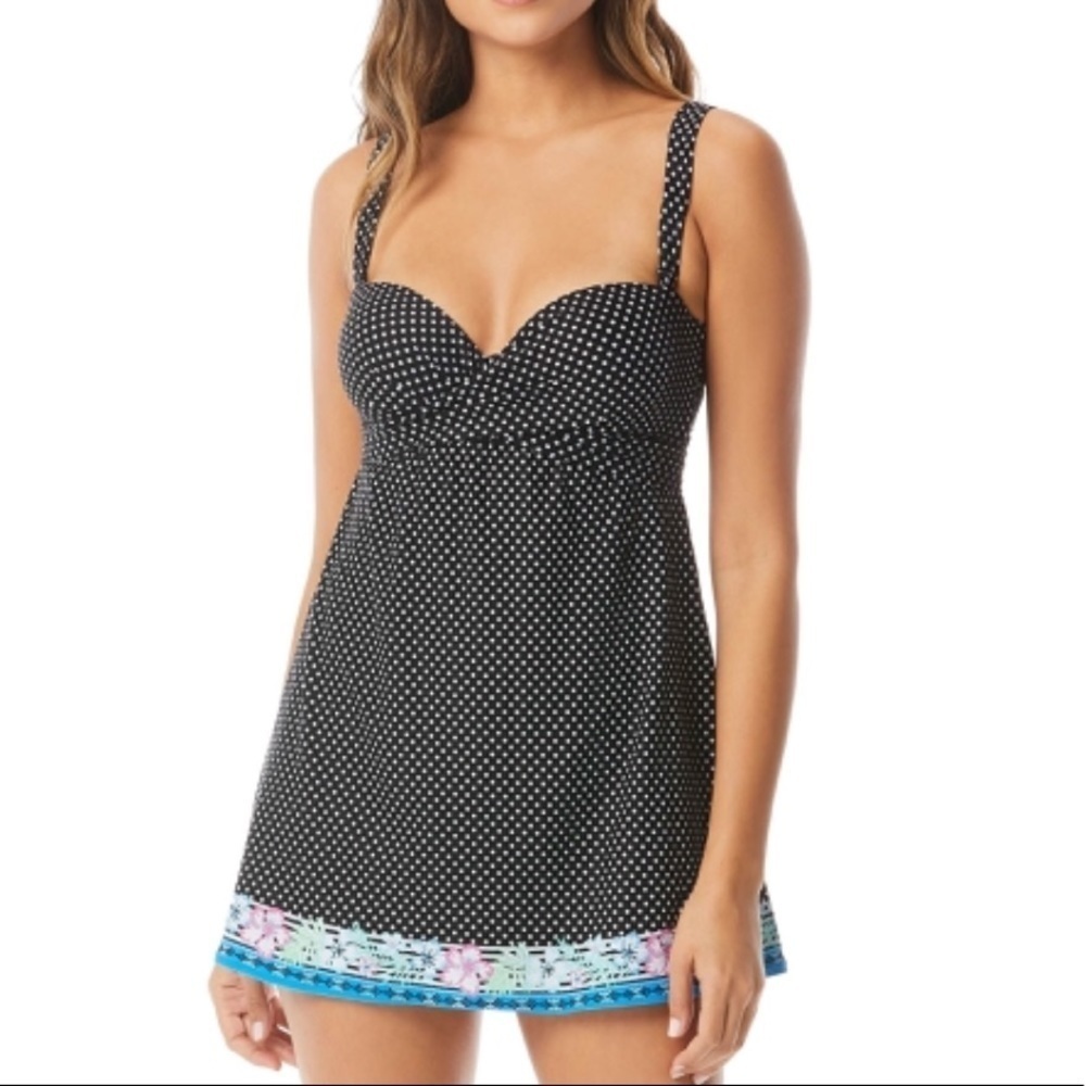 COCO Reef Five Way One Piece Swimdress Swimsuit - Picture 2 of 5